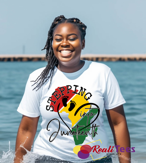 Stepping Into Juneteenth Tee